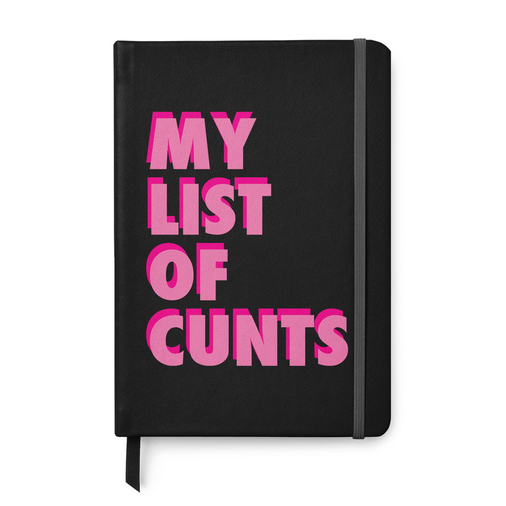 List of Cunts Leather Style Notebook #6 image
